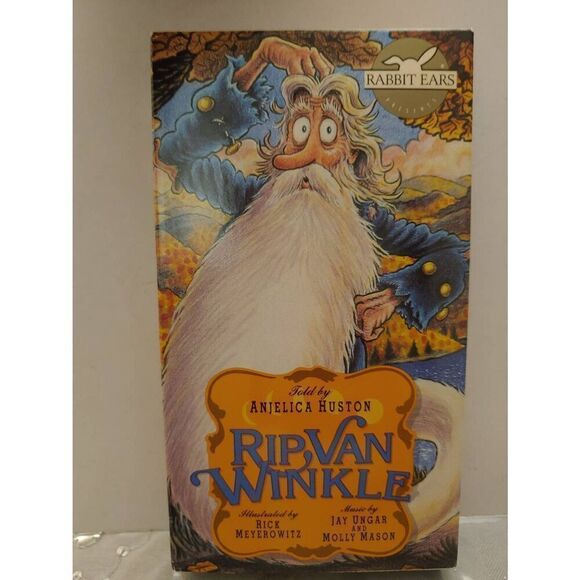Rabbit Ears Rip Van Winkle Told by Anjelica Houston (VHS, 1992) - Picture 1 of 3